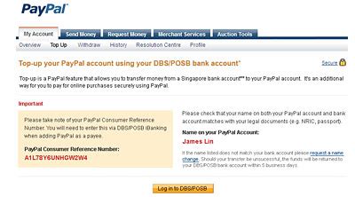 Apparently,banggood said that it's already received my. Paypal | Other Services | FAQ | DBS Bank Singapore