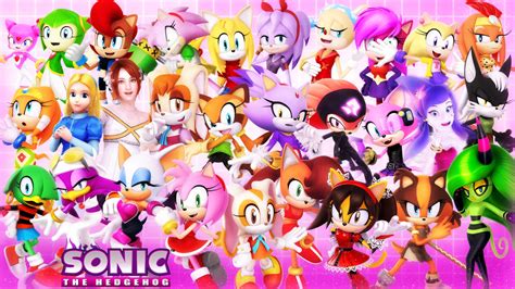 Female Cast Of Sonic 2020 Textless By Nibroc Rock On Deviantart