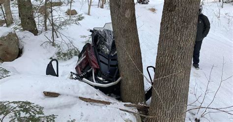 Weston Man Seriously Hurt After Crashing Snowmobile Into Tree On New