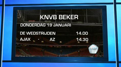 Az ontvangt in alkmaar koploper ajax. Donderdag 19 januari LIVE: Ajax en AZ op herhaling in ...