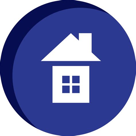 Home Icon With Inside Shadow 12909517 Png