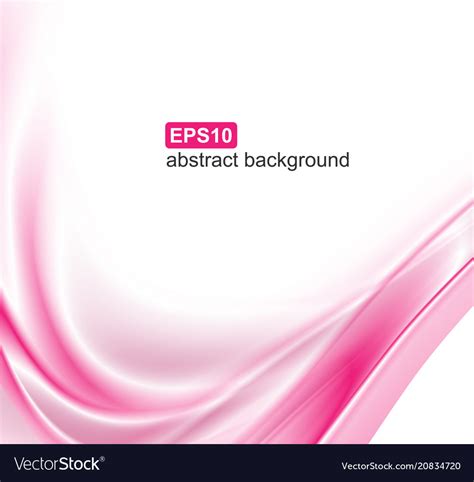 Abstract Pink Waves Background Royalty Free Vector Image
