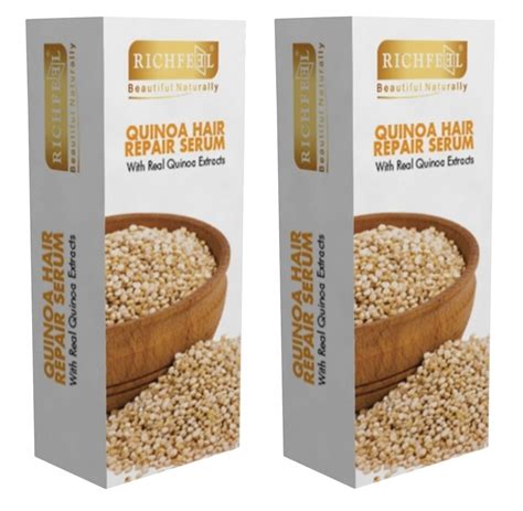 10 best hair serums for every possible hair type and concern. Richfeel Quinoa Hair Repair Serum 100ml x 2 (Pack of 2)