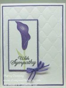Lasting Lily Sympathy Card