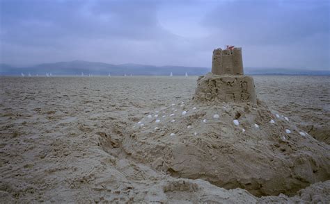Free Stock Photo Of Close Up Of Sand Castle On Overcast Beach