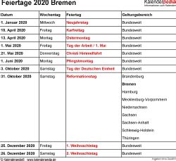 Für das jugendwort des jahres kann bis 13. Feiertage Bremen 2020, 2021 & 2022 (mit Druckvorlagen)