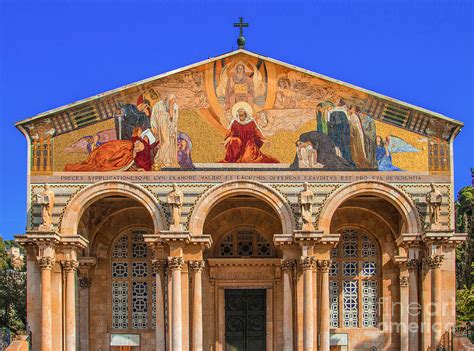 Jerusalem Church Of All Nations Basilica Of The Agony Photograph By