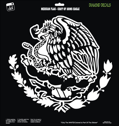 Mexico Eagle Flag Sticker Decal Calcomania Mexicanos