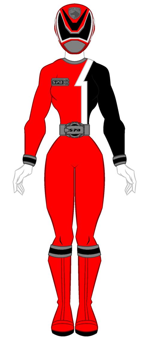 13 Power Rangers Spd Red Ranger Girl By Powerrangersworld999 On