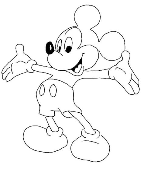 ropa de mickey para colorear Mickey para pintar, Páginas para