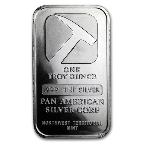 Buy 1 Oz Silver Bar Pan American Silver Corp Apmex
