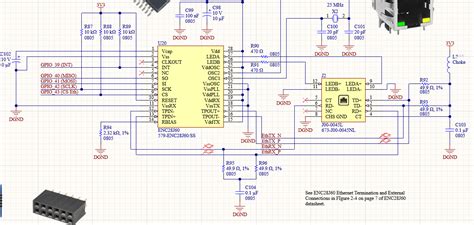 Schematics How To Design Pcb Layout For Ethernet To Spi Phy Correctly