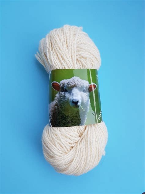 100 Organic Wool Yarn Knitting Yarn Sheep Yarn Natural