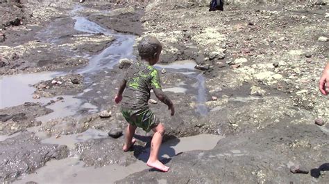 Young Boy Enjoying The Mud Puddles In The Craters East Drain Youtube