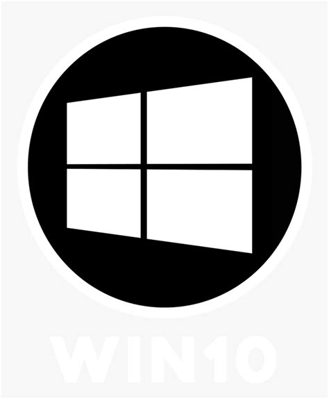 Logo Win10 White Windows 10 Logo Hd Png Download Transparent Png