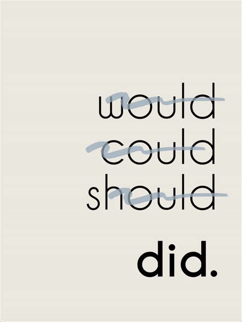 Would Could Should Did I De Typobox Posterlounge