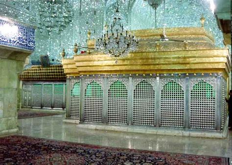 View Of Imaam Husaien Alaiehis Salaam Roza While Standing At The Roza Of Hazrat Abbas Alaiehis