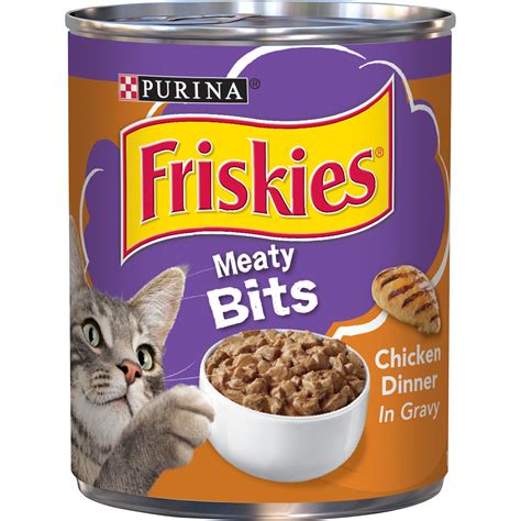 The friskies brand of cat food is produced and manufactured by the nestle purina petcare company, a subsidiary of nestle. Friskies Cat Food,13 Oz.