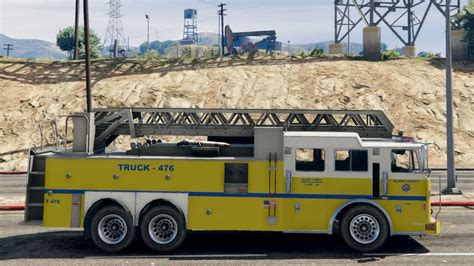 Blaine County Fire Dept Truck 476 Skin 001 Gta V Review Youtube