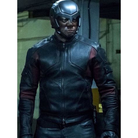 Arrow John Diggle Spartan Green Arrow Costume Leather Jacket