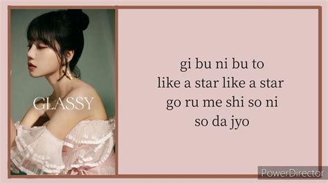 jo yuri glassy easy lyrics youtube