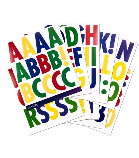 Sticko Futura Regular X Large Alphabet Stickers Primary Joann