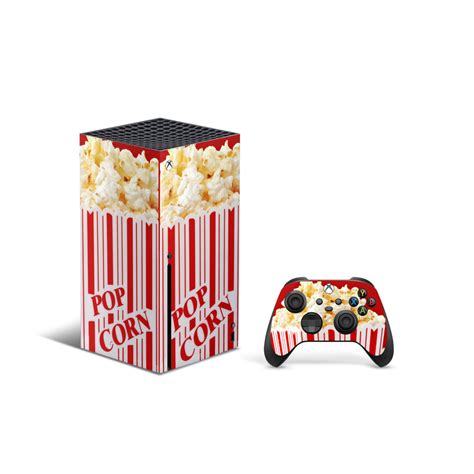 Xbox Series X Skin Decals Popcorn Wrap Vinyl Sticker Zoomhitskins