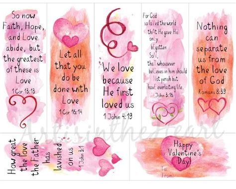 Bible Verse Valentines For Kids Class Valentine Cards Etsy Kids