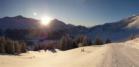 Arosa and lenzerheide are built together. Lenzerheide - Arosa Skigebiet