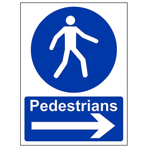 Pedestrians Arrow Right Eureka Direct