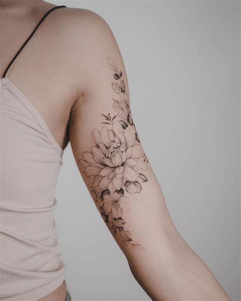 Bicep Tattoo Women Shoulder Tattoos For Women Bicep Tattoos Tattos