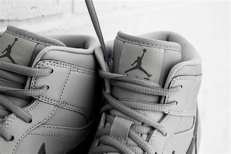 Coming in a nice cool grey, black and white colorway. Air Jordan 1 Mid "Wolf Grey" - Air Jordans, Release Dates ...