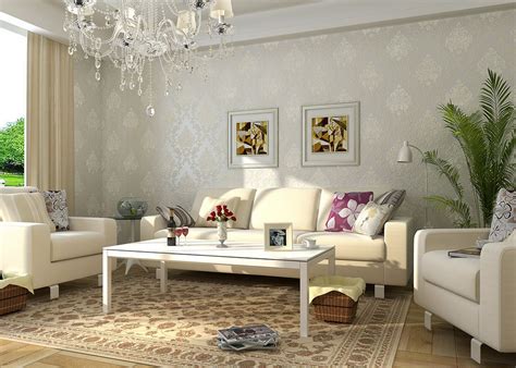 Elegant Wallpaper For Living Room Homebase Wallpaper