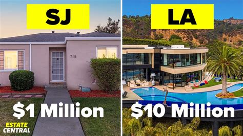 What 1 Million Vs 10 Million Buys You In California Youtube