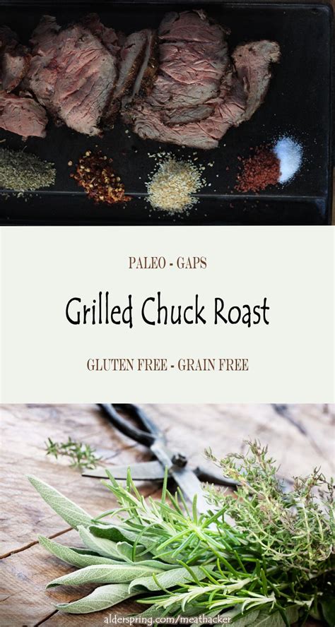 Grilled Chuck Roast Meathacker Recipe Chuck Roast Roast Chuck