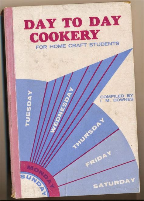Day To Day Cookery We Had In High School Cooking Classes In 1973 1974