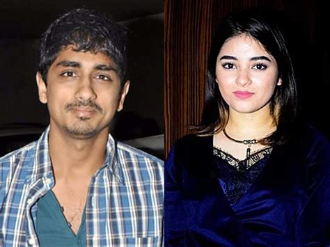 Siddharth Wedding Photos Tamil Actor Actor Siddharth Gives Best Wishes To Zaira Wasim Says