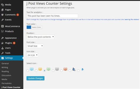 J Post Views Counter Plugin Wordpress Download Install