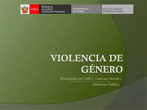 PPT Violencia de Género PowerPoint Presentation free download ID