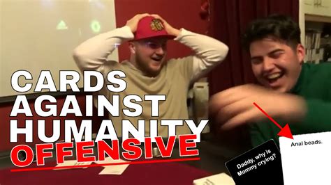 Most Offensive Game Ever Cards Against Humanity Youtube