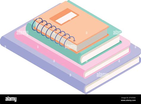 Stack Of Diaries Stock Vector Image And Art Alamy