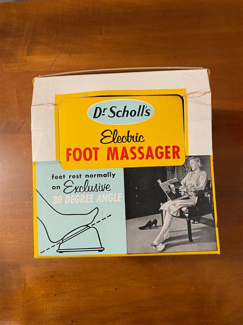 Vintage Dr Scholls Foot Massager Etsy