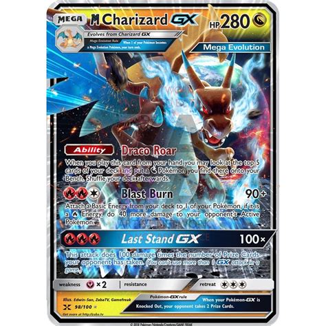 Starter this level gain rate pokémon required total exp amounts for each level. Mega Charizard GX Custom Pokemon Card - ZabaTV