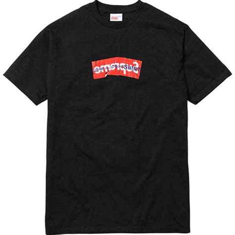 Supreme Comme Des Garcons Shirt Box Logo Tee Black Kick Game