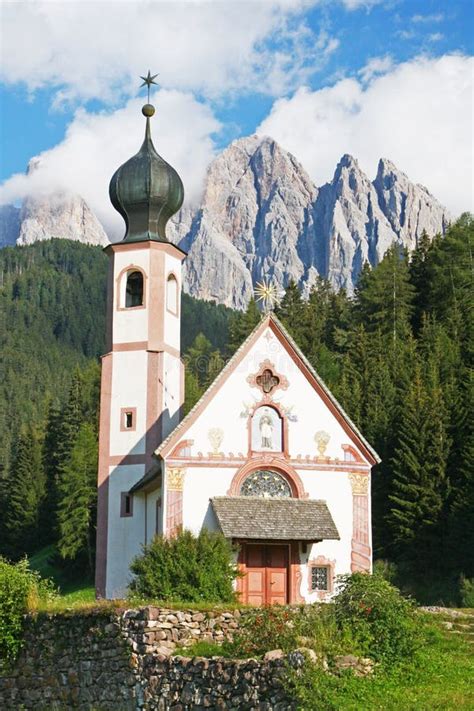 Church In The European Alps Stock Image Image Of Dolomites Religious