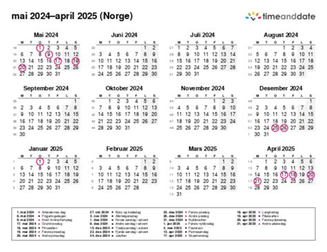 Kalender 2024 Med Helligdager Top The Best Review Of School Calendar