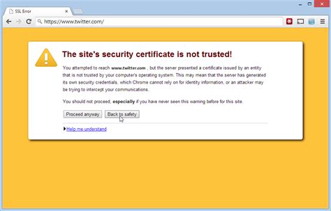 I think it is because of the updat. Methods to Fix Windows Security Certificate Warnings