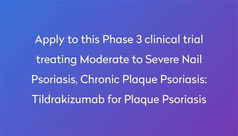 Tildrakizumab For Plaque Psoriasis Clinical Trial 2023 Power