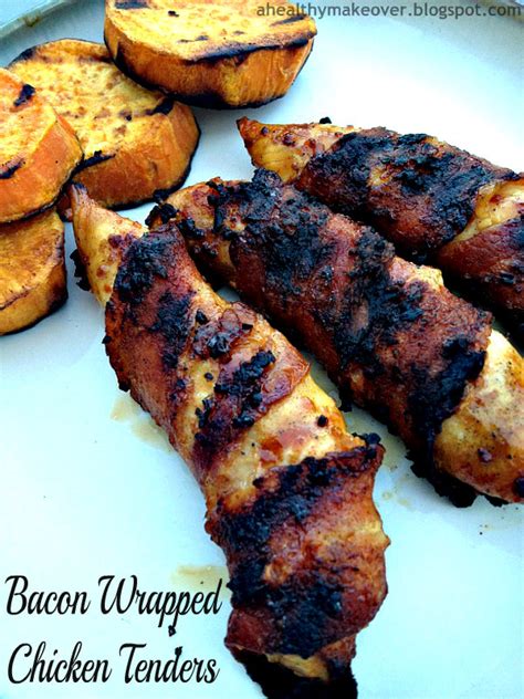 A Healthy Makeover Bacon Wrapped Chicken Tenders