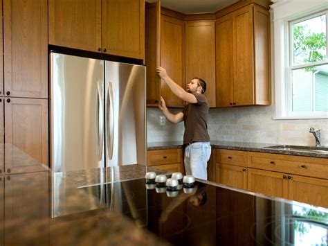 I have a few solutions that might work for you. Installing Kitchen Cabinets: Pictures, Options, Tips ...